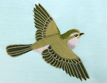 embroidery digitizing bird image